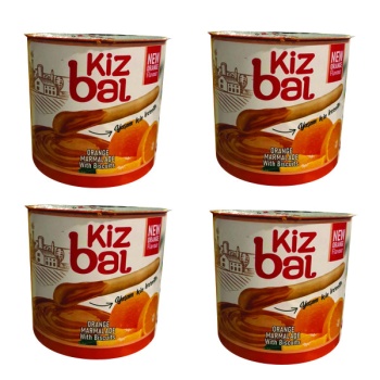  انگشتی و مارمالاد پرتقال بال کیز -60 گرم بسته 4 عددی635ff7dd31905610250